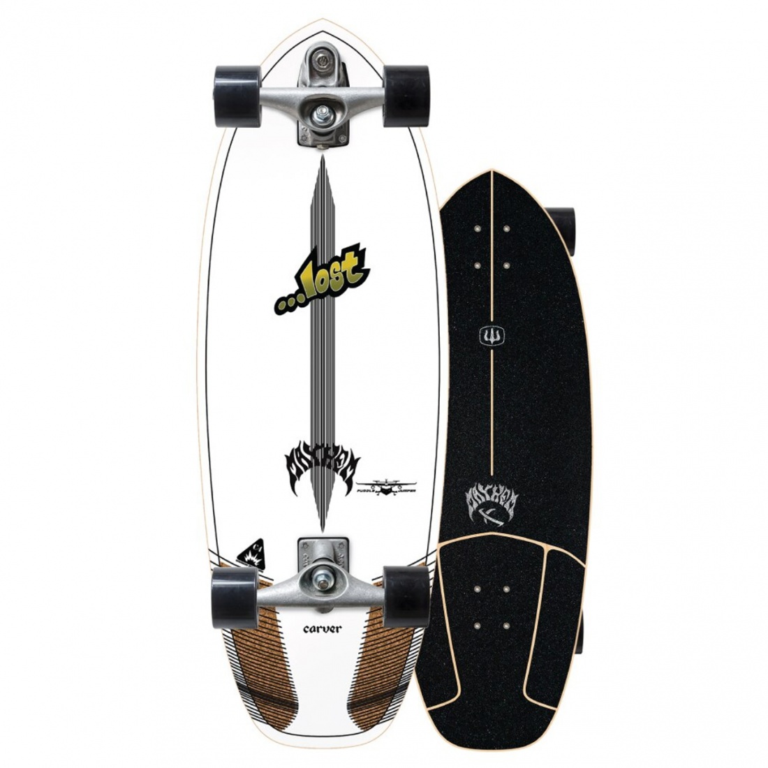 Lost Carver C7 Raw 30.5" Puddle Jumper Surfskate Complete