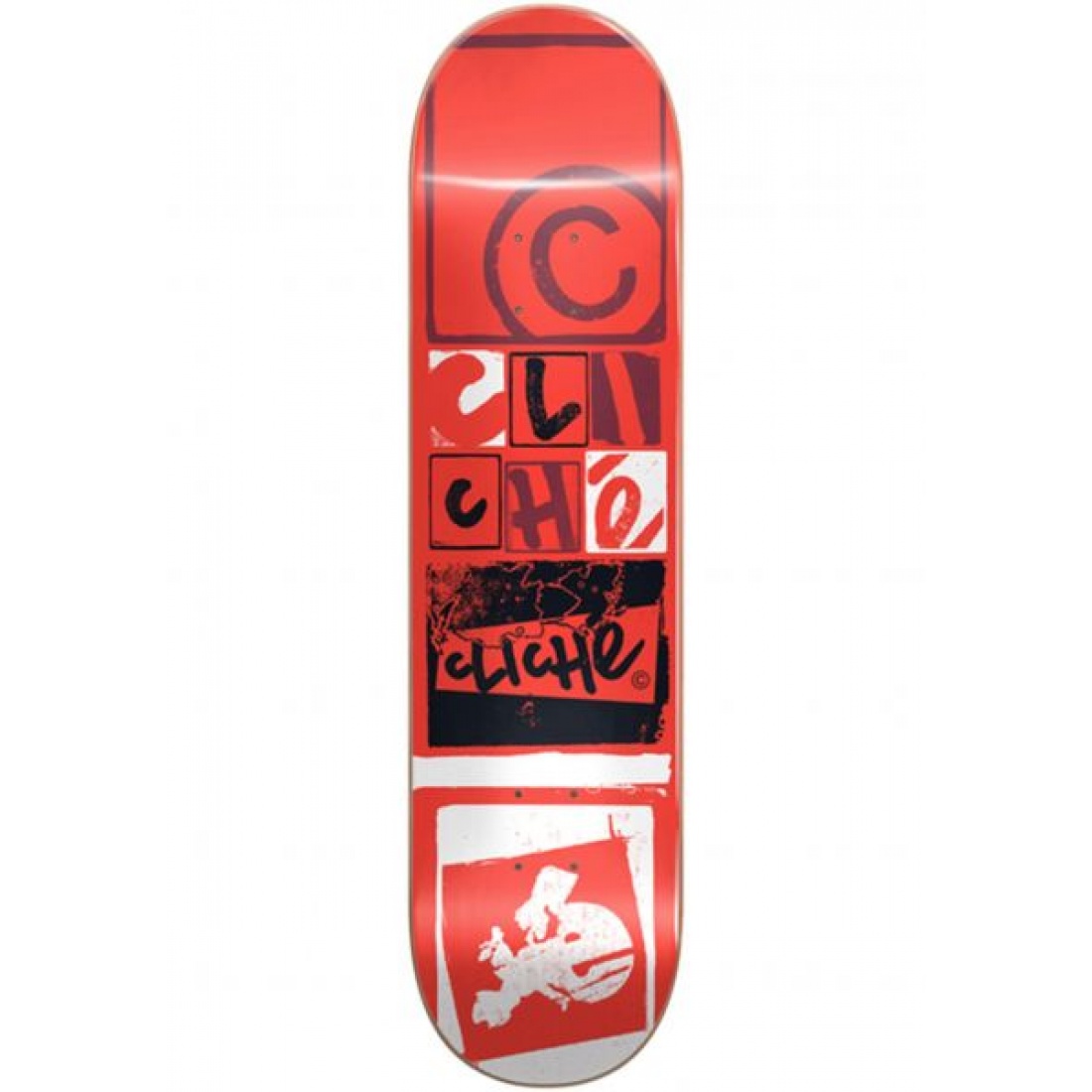 Cliche - Letter Press RHM Red 8.375 Deck