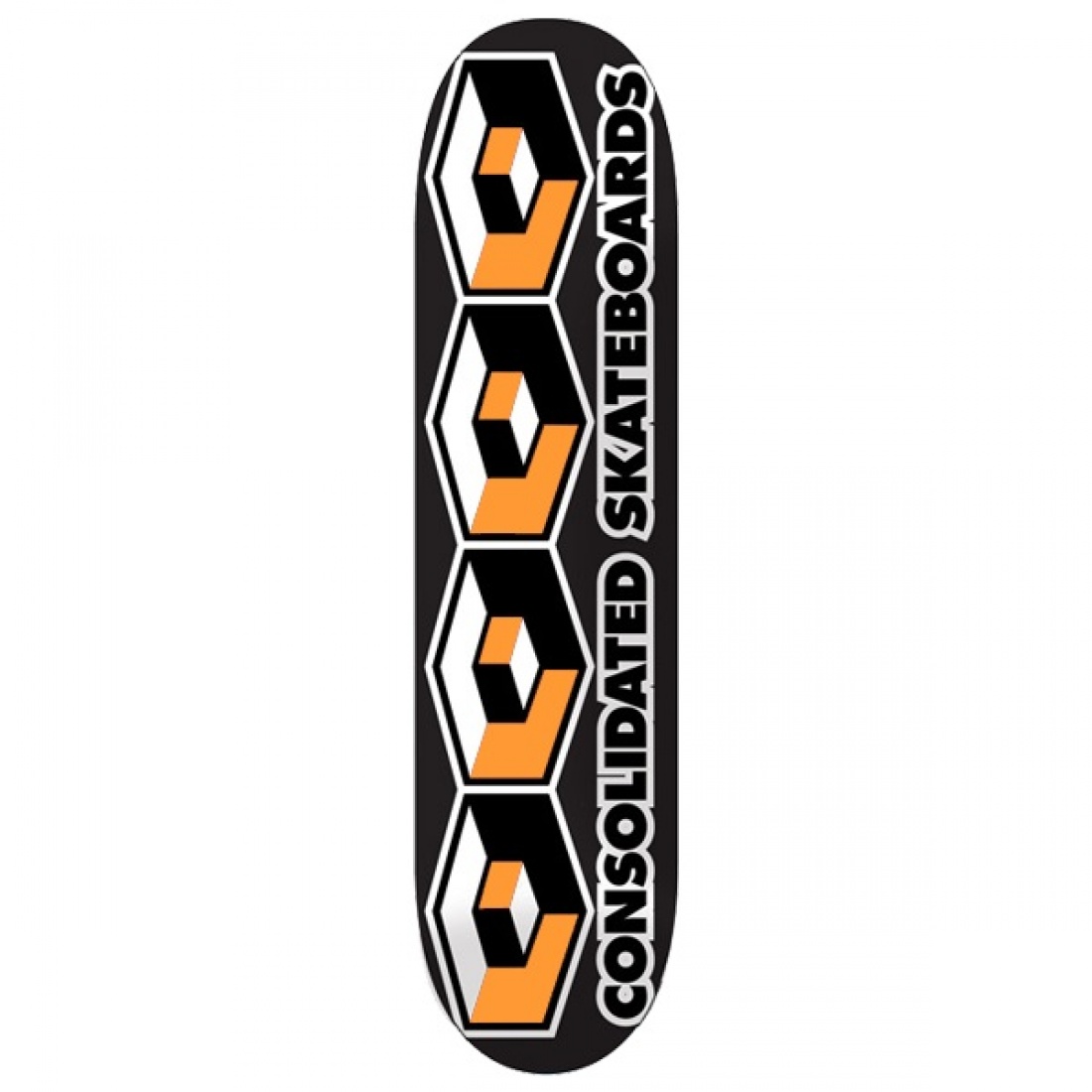 Consolidated - Team Orange 4 Cube 8.25" Deck