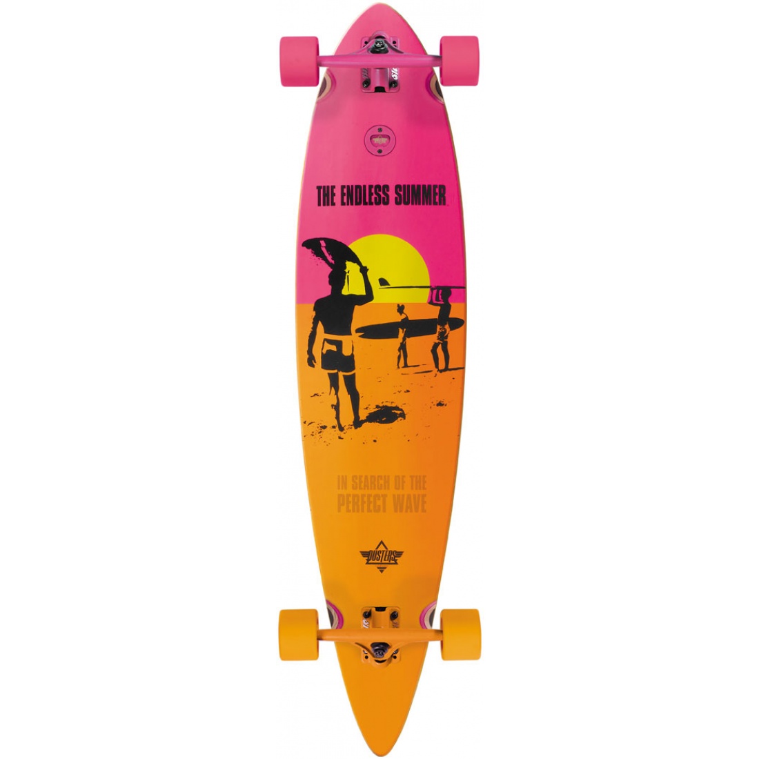 DUS-Endless Summer Yellow/Orange/Pink 42" Longboard