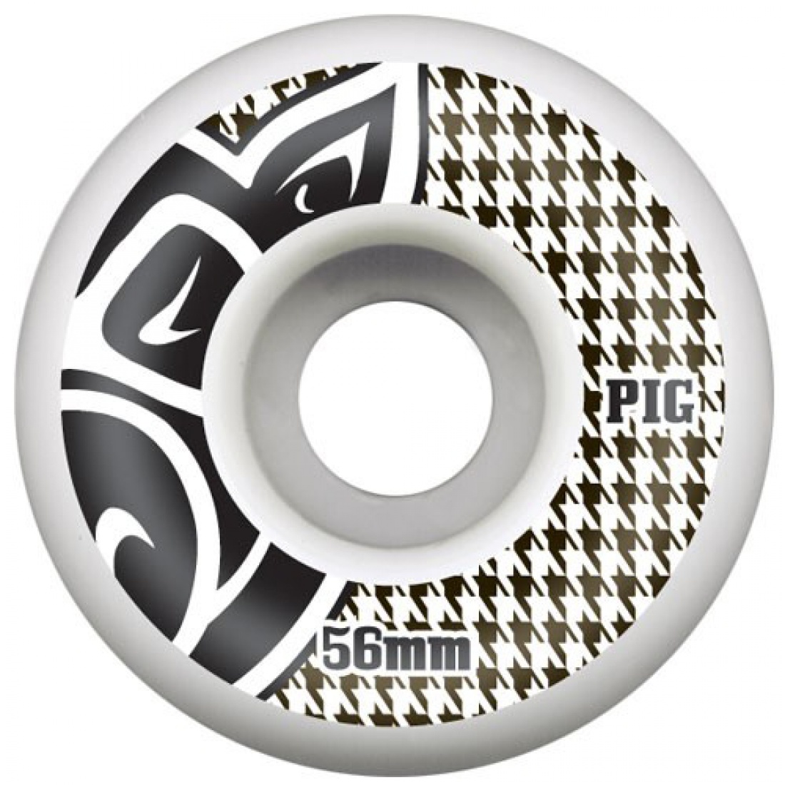 PIG-Houndstooth White 56MM Wheels (Set of 4)