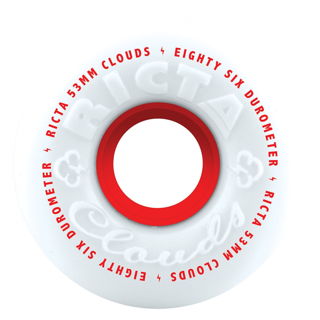 Ricta - 53mm Clouds Red 86a Wheels