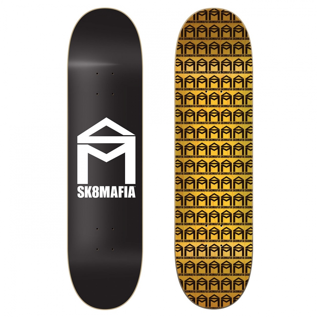 Sk8Mafia - House Logo Black 7.5"x31.5" Deck