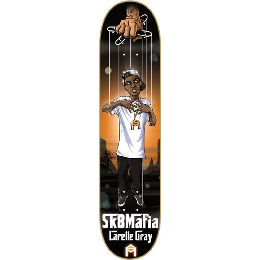 SM-Godfather Gray 8.4 Deck