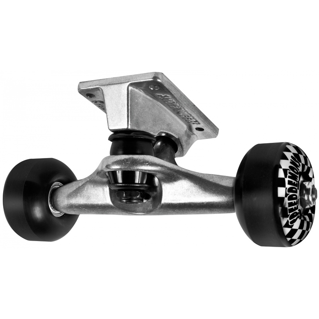 SPD-Checker Truck/Wheel Combo Raw Finish 5.0