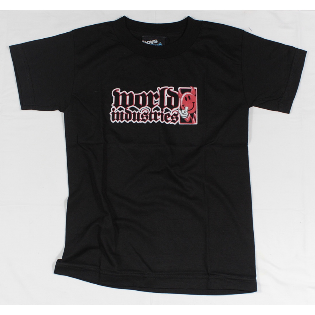WLD-Devil Classic Boys Black t-shirt Youth Small 