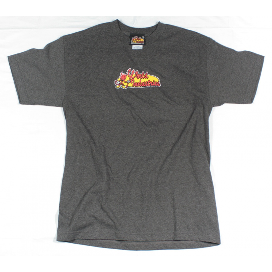WLD-Devil Oval t-shirt Grey Small