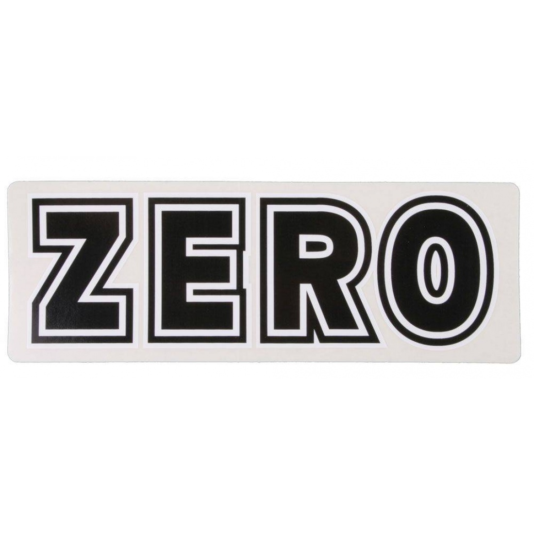 ZER-Bold Sticker White/Black