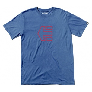 ETN-Icon Outline T-Shirt Blue/Heather 