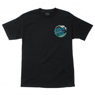 SantaCruz - Wave Dot S/S Regular T-Shirt Black