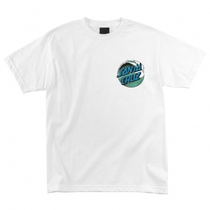 SantaCruz - Wave Dot S/S Regular T-Shirt White