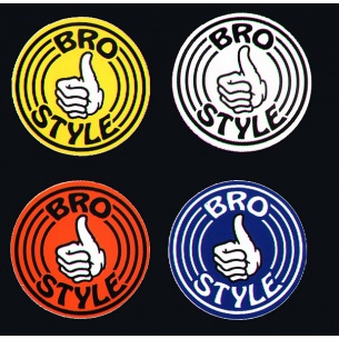 BS-BroStyle Small Logo Assorted stickers (1 sticker)