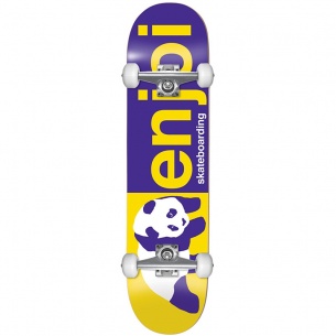 Enjoi Half and Half FP Purple 8.0" Skateboard Complete