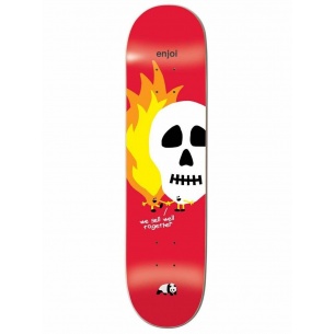 Enjoi - Skulls And Flames HYB Red 8.25 Deck