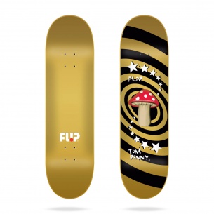Flip - Penny Mushroom Gold 8.25"x32.31" Deck