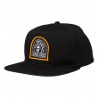 SantaCruz - Forge Hand Snapback Mid Profile Hat Black OS Mens  