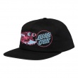 SantaCruz - Slasher Flip Snapback Mid Profile Hat Black OS Mens  