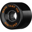 Mini Logo - AWOL 55mm 80A Black Wheels