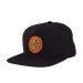 SantaCruz - Classic Snapback Mid Profile Hat Black OS Mens  