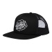 SantaCruz - Broken Dot Mesh Trucker High Profile Hat Black OS Mens 