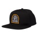 SantaCruz - Forge Hand Snapback Mid Profile Hat Black OS Mens  