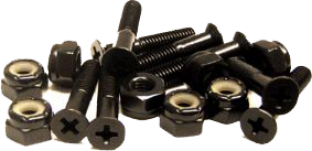 STANDARD 1" PHILLIPS (SET) HARDWARE packaged