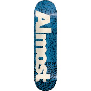ALM CT LOGO DECK-7.75 BLUE ppp