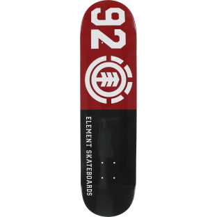 EL 92 CLASSIC DECK-7.7 BLK/RED/WHT