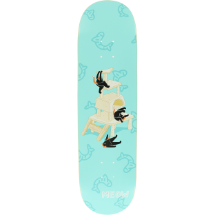 MEOW CAT MEOWNTAIN DECK-8.0 TEAL