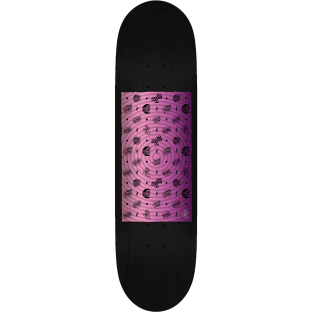 SC PATTERNS TAPER TIP DECK-8.0 BLK/PINK/PUR