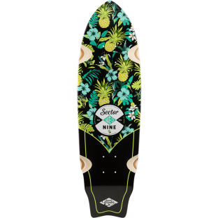 SEC9 WAVEPARK 16 BK/GRN DECK-8.75x30 sdwinder