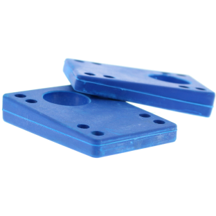WEDGE RUBBER SHOCK PAD SET 1/4x1/2 BLUE 2pcs