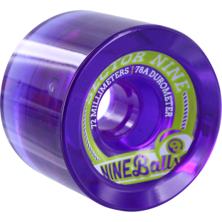 SEC9 TS NINEBALLS 72mm 78a PURPLE/GRN (Set of 4)