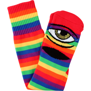 TM SECT RAINBOW KNEE SOCKS 1 pair