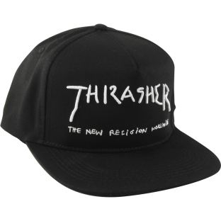 THRASHER NEW RELIGION HAT ADJ-BLACK