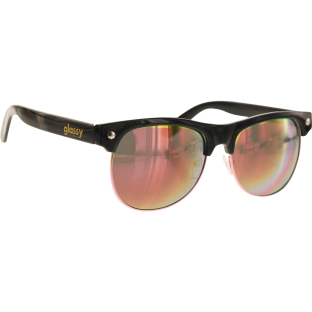 GLASSY SHREDDER BLK/PINK MIRROR SUNGLASSES
