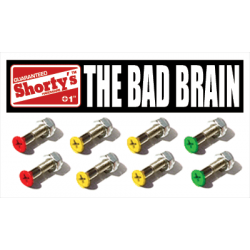 SHORTY'S 1" COLOR HARDWARE- BAD BRAIN single