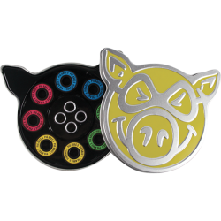PIG NEON ABEC-5 BEARINGS single set