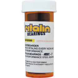 RITALIN ABEC-7 BLACK BEARINGS ppp