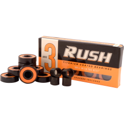 RUSH ABEC-3 BEARINGS W/SPACERS ppp