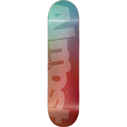 ALM SIDE PIPE BLURRY DECK-8.25 TEAL/CARDINAL ppp