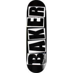 BAKER BRAND LOGO DECK-8.25 BLK/WHT
