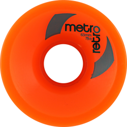 METRO RETRO FREERIDE 63mm 78a ORANGE (Set of 4)