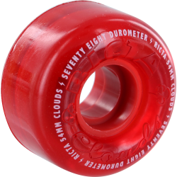 RICTA CRYSTAL CLOUDS 54mm 78a RED (Set of 4)