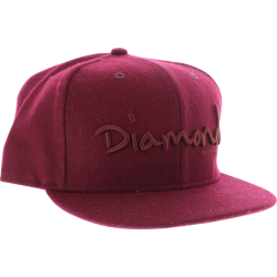 DIAMOND OG SCRIPT HAT 7-3/8" BURGUNDY  sale