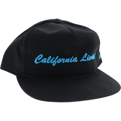 GRIZZLY CALIFORNIA LIVIN HAT ADJ-BLACK/CYAN