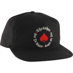THRASHER NEW OATH HAT ADJ-BLACK