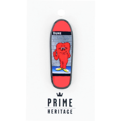 PRIME DUNE GOSSAMER BOARD LAPEL PIN 2" RED