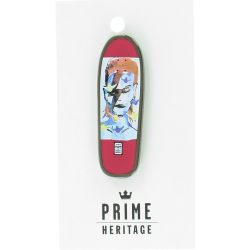 PRIME GONZ BOWIE BOARD LAPEL PIN 2"-PINK
