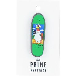 PRIME JASON LEE FOGHORN BOARD LAPEL PIN 2" GREEN